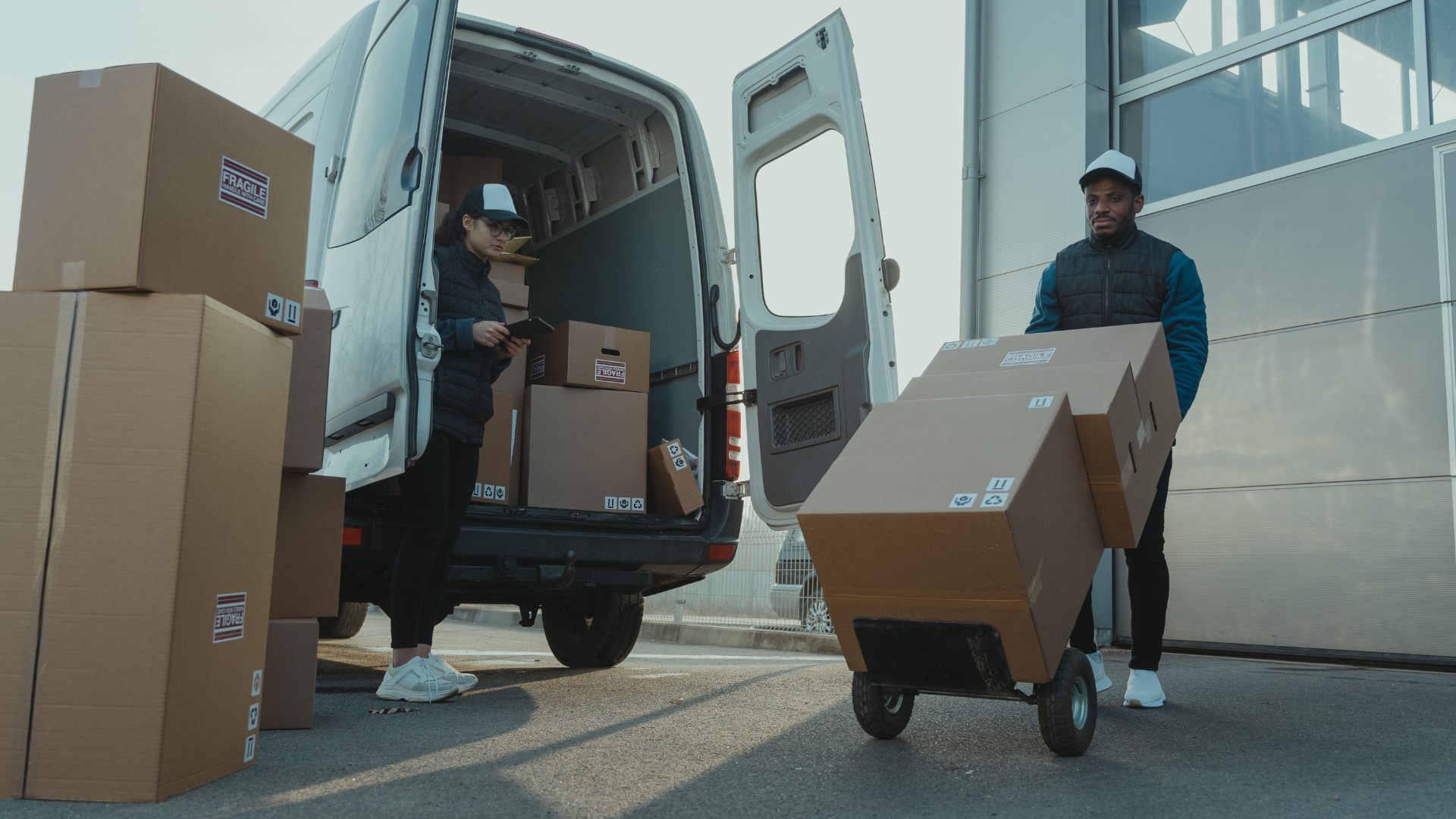 Bestelbus of vrachtwagen